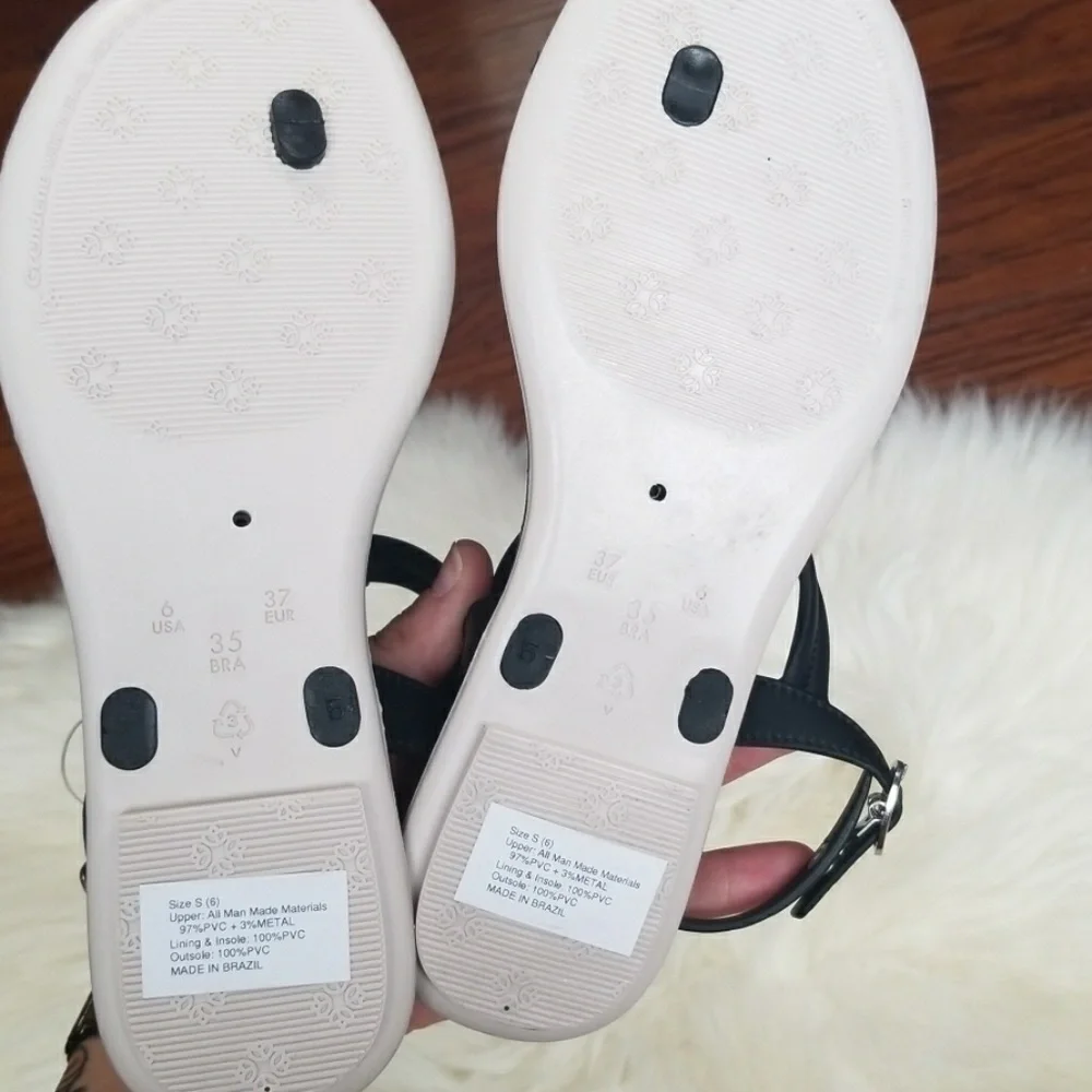 Bling T-strap Sandals - Picture 6 of 7